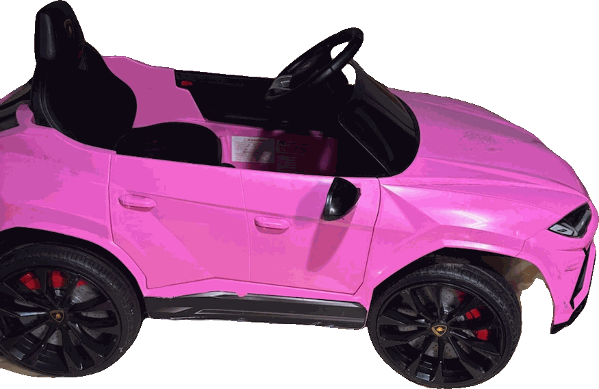 Kids' ride-on pink cruiser convertible