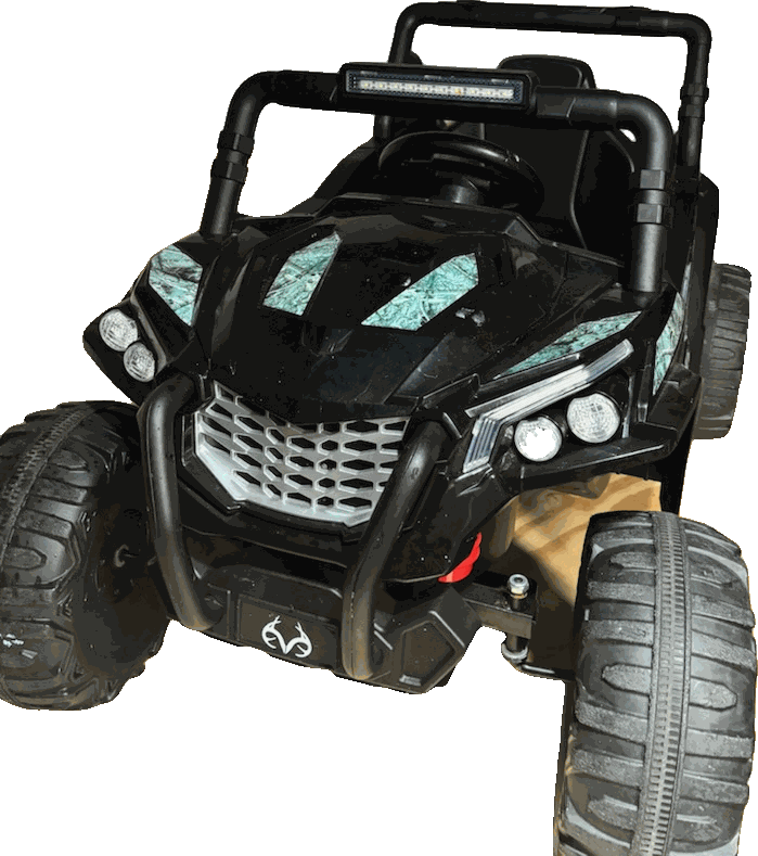 Kids' ride-on camo off-road UTV